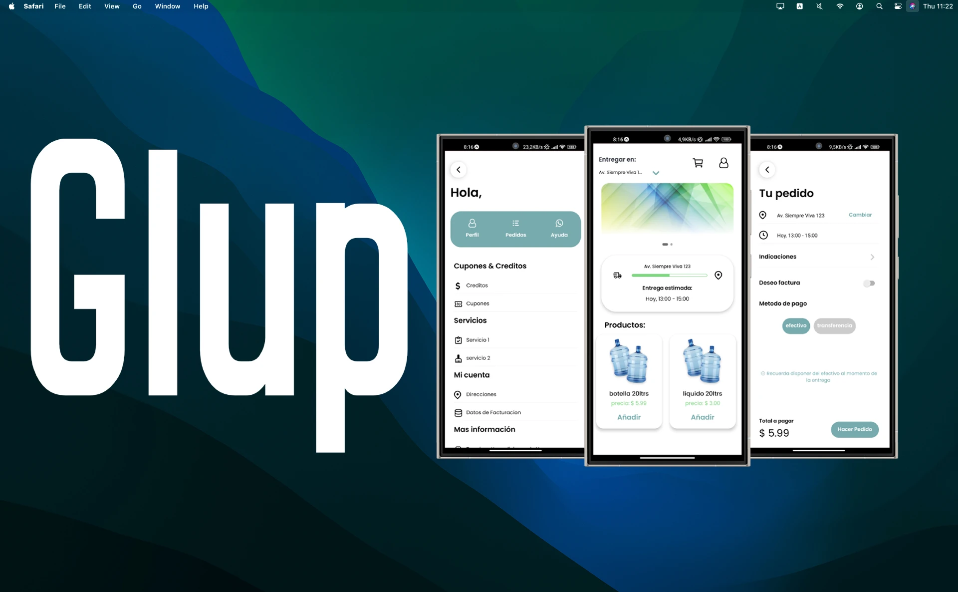 Glup - Aplicación Mobile Multiplataforma